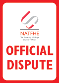 NATFHE Official Dispute poster