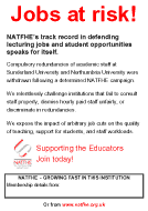 NATFHE HE recruitment posters